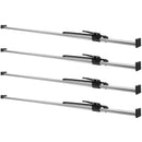 VEVOR Barre de Calage 4PCs, Barre d'Arrimage à Cliquet Réglable de 226 à 264,2 cm, Barre Stabilisatrice de Chargement en Acier Robuste avec Capacité de 140 kg, pour Lit de Camion Fourgon, Remorque - image 11