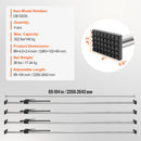 VEVOR Barre de Calage 4PCs, Barre d'Arrimage à Cliquet Réglable de 226 à 264,2 cm, Barre Stabilisatrice de Chargement en Acier Robuste avec Capacité de 140 kg, pour Lit de Camion Fourgon, Remorque - image 8