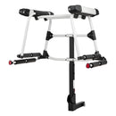 VEVOR Porte-skis sur attelage, pour récepteur 5 cm, support pour planche à neige, capacité 6 paires de skis ou 4 planches, avec verrou, sangle de sécurité, accès inclinable, rembourrage en caoutchouc - image 10