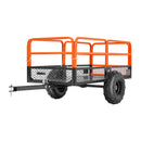 VEVOR Remorque à Benne Basculante, 623 L, Remorque de Tracteur Tondeuse à Gazon de Jardin en Acier, Capacité de Charge 725,75 kg, avec Pneus 40,64 cm, Chariot de Transport à Déversement pour VTT, UTV - image 10