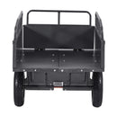 VEVOR Remorque à Benne Basculante, 283 L, Remorque de Tracteur Tondeuse à Gazon de Jardin en Acier, Capacité de Charge 226,8 kg, avec Pneus 35,56 cm, Chariot de Transport à Déversement pour VTT, UTV - image 11
