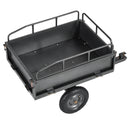 VEVOR Remorque à Benne Basculante, 283 L, Remorque de Tracteur Tondeuse à Gazon de Jardin en Acier, Capacité de Charge 226,8 kg, avec Pneus 35,56 cm, Chariot de Transport à Déversement pour VTT, UTV - image 12