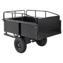 VEVOR Remorque à Benne Basculante Capacité de Charge 340 kg Remorque Utilitaire de Jardin Robuste avec Côtés Amovibles Chariot de Transport à Déversement 0,34 m³​ pour Tracteur, Tondeuse à Gazon, VTT - image 10