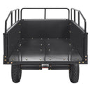 VEVOR Remorque à Benne Basculante Capacité de Charge 340 kg Remorque Utilitaire de Jardin Robuste avec Côtés Amovibles Chariot de Transport à Déversement 0,34 m³​ pour Tracteur, Tondeuse à Gazon, VTT - image 11
