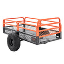 VEVOR Remorque à Benne Basculante Capacité de Charge 680 kg Remorque Utilitaire de Jardin Robuste avec Côtés Amovibles Chariot de Transport à Déversement 0,4 m³​ pour Tracteur, Tondeuse à Gazon, VTT - image 10