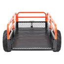 VEVOR Remorque à Benne Basculante Capacité de Charge 680 kg Remorque Utilitaire de Jardin Robuste avec Côtés Amovibles Chariot de Transport à Déversement 0,4 m³​ pour Tracteur, Tondeuse à Gazon, VTT - image 12