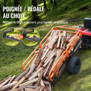 VEVOR Remorque à Benne Basculante Capacité de Charge 680 kg Remorque Utilitaire de Jardin Robuste avec Côtés Amovibles Chariot de Transport à Déversement 0,4 m³​ pour Tracteur, Tondeuse à Gazon, VTT - image 6