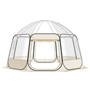VEVOR Tente Bulle Pop-up, 4,58 x 4,32 m, Tente Igloo Dôme de Jardin pour 12-15 Personnes, Abri de Camping d'Extérieur Transparent avec Fenêtres, Imperméable et Résistante aux UV, Vue Panoramique 540° - image 10