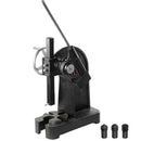 VEVOR Presse à Crémaillère, Presse à Arbre à Cliquet de 3 T, avec Levier et Volant, Hauteur Max. 310 mm, Presse à Poinçonner Manuelle de Bureau en Fonte, pour Estampage, Pliage, Étirement, Formage