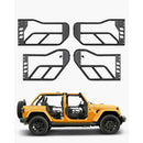 VEVOR Tube porte pour Jeep, 4 portes, porte tubulaire pour Jeep de style aventure avec charnières robustes, loquet OE, coussinets en caoutchouc et tube en acier trempé, pour Jeep Wrangler JK 2007-2018 - image 2