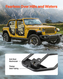 VEVOR Tube porte pour Jeep, 4 portes, porte tubulaire pour Jeep de style aventure avec charnières robustes, loquet OE, coussinets en caoutchouc et tube en acier trempé, pour Jeep Wrangler JK 2007-2018 - image 6