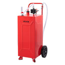 VEVOR Chariot à Carburant 113,6 L, Réservoir à Carburant Mobile avec Pompe Électrique, pour Essence et Diesel, Voiture, Tondeuse, Quad, Bateau et Moto, Acier au Carbone, avec 2 Roues et Tuyau, Rouge - image 10