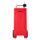 VEVOR Chariot à Carburant 113,6 L, Réservoir à Carburant Mobile avec Pompe Électrique, pour Essence et Diesel, Voiture, Tondeuse, Quad, Bateau et Moto, Acier au Carbone, avec 2 Roues et Tuyau, Rouge - image 12