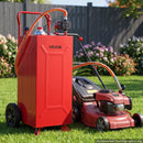 VEVOR Chariot à Carburant 113,6 L, Réservoir à Carburant Mobile avec Pompe Électrique, pour Essence et Diesel, Voiture, Tondeuse, Quad, Bateau et Moto, Acier au Carbone, avec 2 Roues et Tuyau, Rouge - image 9