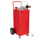 VEVOR Bidon d'Essence et Diesel sur Roues, 113,5 L, Réservoir de Carburant avec Pompe Électrique, Tuyau 3 m, Chariot de Ravitaillement Stockage de Carburant pour VTT, Voiture, Tondeuse, Bateau, Moto