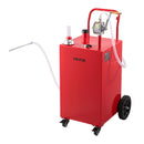 VEVOR Chariot Carburant 151,4 L Réservoir à Carburant Mobile Pompe Manuelle, Réservoir en Acier au Carbone, avec 4 Roues et Tuyau, pour Essence et Diesel, Voiture, Tondeuse, Quad, Moto, Bateau, Rouge - image 11