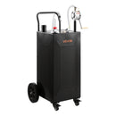 VEVOR Chariot à Carburant 113,6 L Réservoir à Carburant Mobile Pompe Manuelle, Réservoir en Acier au Carbone, avec 4 Roues et Tuyau, pour Essence et Diesel, Voiture, Quad, Tondeuse, Bateau, Moto, Noir - image 10