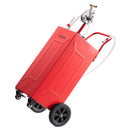 VEVOR Chariot Carburant 113,6 L Réservoir à Carburant Mobile Pompe Manuelle, Réservoir en Acier au Carbone, avec 4 Roues et Tuyau, pour Essence et Diesel, Voiture, Quad, Tondeuse, Moto, Bateau, Rouge - image 12
