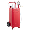 VEVOR Chariot Carburant 113,6 L Réservoir à Carburant Mobile Pompe Manuelle, Réservoir en Acier au Carbone, avec 2 Roues et Tuyau, pour Essence et Diesel, Voiture, Tondeuse, Quad, Bateau, Moto, Rouge - image 10