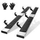 VEVOR Marchepieds 2PCs de 16,5 cm Compatible avec Ford F150-Crew Cab 2015-2023/Ford F-250 F-350 Super Duty Crew Cab 2015-2023, Barres Latérales en Acier Inoxydable 201, Capacité de Charge 227 kg