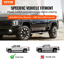 VEVOR Marchepieds 2PCs de 16,5 cm Compatible avec Chevy Silverado 2019-2023/GMC Sierra 1500/Silverado 2020-2024 /Sierra 2500/Crew Cab3500HD, Barres Latérales en Acier Inoxydable 201, Charge 227 kg - image 3