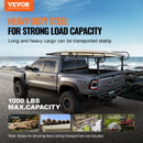 VEVOR Porte-Échelles pour Pickup Charge 454 kg, Support pour Camions avec Largeur Réglable 110-160 cm, Installation Facile, Galerie pour Charges Longues ou Lourdes, Kayak, Planche de Surf, Bois - image 3