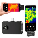 VEVOR Caméra Thermique pour Android et iOS Super Résolution TISR 512x384 Imageur Thermique Infrarouge Résolution 256x192 pour Smartphone et Tablette, 25 Hz, -20 °C à 550 °C, avec 6 Palettes Couleurs - image 2