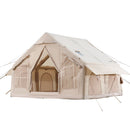 VEVOR Tente de Camping Gonflable, 3x3x2,3 m, Tente de Glamping pour 4 à 6 Personnes Oxford 300D Facile à Installer, avec Pompe à Main, Portes, Fenêtres en Maille, Sac de Rangement, Transport Simple - image 11
