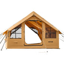 VEVOR Tente de Camping Gonflable, 4 x 3 x 2,2 m, Tente de Glamping pour 5 à 8 Personnes avec Pompe à Main, 2 Puits de Lumière, Auvent, Portes, Fenêtres en Maille, Sac de Rangement, Facile à Installer - image 12
