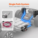 VEVOR Kit de Contrôleur d'Amortisseur Pneumatique, Compresseur de Suspension Pneumatique sans Fil 12 V 100 PSI, avec Système à Chemin Unique, Gonfleur et Conduite d'Air, pour Camions Fourgonnettes - image 7