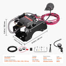 VEVOR Kit de Contrôleur d'Amortisseur Pneumatique, Compresseur de Suspension Pneumatique sans Fil 12 V 100 PSI, avec Système à Chemin Unique, Gonfleur et Conduite d'Air, pour Camions Fourgonnettes - image 8