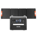 VEVOR Station Électrique Portable 2160 Wh Générateur Solaire Portable 2400 W Panneau Solaire Pliable 200 W pour Alimentation Camping Véhicules de Loisirs, 10 Ports de Sortie, Puissance Entrée Réglable - image 10