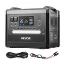 VEVOR Station Électrique Portable 2160 Wh Générateur Solaire Portable 2400 W Station Alimentation pour Camping Véhicules Loisirs, 10 Ports Sortie, Puissance Entrée Réglable, Panneau Solaire Non Inclus - image 2