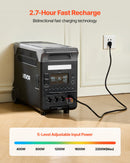 VEVOR Station Électrique Portable 3840 Wh Générateur Solaire 3600 W avec 10 Sorties, Puissance d'Entrée Réglable, Batterie de Secours LiFePO4 Extensible pour Camping-car (Panneau Solaire Non Inclus) - image 5