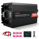 VEVOR Convertisseur Pur Sinus CC 12 V vers CA 230 V Onduleur Sinusoïdal Pur 3500 W, avec Écran LCD, Télécommande Filaire, Port USB et Type-C, 2 Prises CA, pour Camping-car, Voiture, Système Solaire - image 2