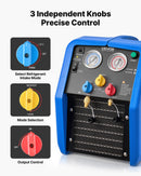 VEVOR Station de Récupération Fluides Frigorigènes Portable 1 HP, Récupérateur de Réfrigérant Double Cylindre, pour Système CVC Climatisation Auto, Unité de Récupération pour Frigoriste 1450 tr/min - image 5