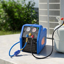 VEVOR Station de Récupération Fluides Frigorigènes Portable 1 HP, Récupérateur de Réfrigérant Double Cylindre, pour Système CVC Climatisation Auto, Unité de Récupération pour Frigoriste 1450 tr/min - image 9