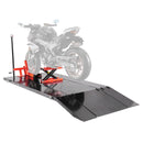 VEVOR Cric de Moto avec Capacité de Charge 680 kg, Pont Élévateur Pneumatique Hauteur de Levage 18-94 cm, Table de Levage de Moto Stable avec Établi Amovible, pour Entretien Réparation Quad VTT - image 10