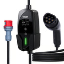 VEVOR Chargeur Voiture Électrique 22 kW Borne de Recharge Véhicule Électrique Mobile 32 A avec Câble Recharge Type 2 7 m, Prise CEE 32 A Triphasé, Écran LCD, Courant Réglable, Boîtier de Commande IP66 - image 12