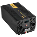 VEVOR Onduleur à onde sinusoïdale pure, 3000 W, onduleur de voiture CC 24 V vers CA 230 V, avec port USB, écran LCD, télécommande, prise EU, pour camping-car, camion, voiture, système solaire, voyage - image 10