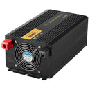 VEVOR Onduleur à onde sinusoïdale pure, 3000 W, onduleur de voiture CC 24 V vers CA 230 V, avec port USB, écran LCD, télécommande, prise EU, pour camping-car, camion, voiture, système solaire, voyage - image 11