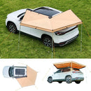 VEVOR Auvent 270 Degrés 3,19x2,10 m Auvent Voiture Latéral Rétractable Abri Autoportant Toutes Saisons Imperméable UV50+ pour Véhicule SUV Fourgonnettes Camionnettes Camping, avec Sac de Rangement - image 2