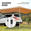 VEVOR Auvent Voiture Rétractable 270° 2,5 m Auvent Latéral Voiture PU3000 mm UV50+ Résistant Soleil/Eau/Vent avec Sac de Rangement en PVC, Auvent sur Côté/à l'Arrière pour Camions, SUV, Fourgonnettes - image 5