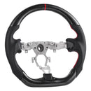 VEVOR Volant Compatible avec Nissan 370Z (2008-2020), Volant de Direction en Fibre de Carbone, Forme en D, Méplat, Poignée en Cuir avec Texture Antidérapante et Coutures Précises, Remplacement, Noir - image 10
