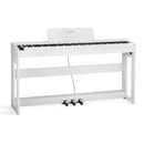 VEVOR Piano Numérique 88 Touches Lestées, Mode Double Clavier Haut-parleurs, avec Pupitre à Partitions, Support, Pédale Sustain, Adaptateur CC, 280 Sonorités, Connexion Sans Fil, pour Débutants, Blanc - image 11