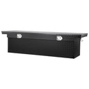 VEVOR Boîte à outils pour camion robuste en aluminium à texture diamant, 1771x304x366 mm, coffre à outils étanche pour benne de camionnette, camping-car, avec serrure, clés et poignées latérales, noir - image 10
