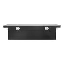 VEVOR Boîte à outils pour camion robuste en aluminium à texture diamant, 1774x507x379 mm, coffre à outils étanche pour benne de camionnette, camping-car, avec serrure, clés et poignées latérales, noir - image 12