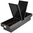 VEVOR Boîte à outils pour camion robuste en aluminium à texture diamant, 1771x507x331 mm, coffre à outils étanche pour benne de camionnette, camping-car, avec serrure, clés et poignées latérales, noir - image 2
