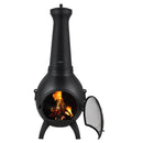 VEVOR Cheminée Extérieur, 559 mm, Poêle à Bois Sphérique en Aluminium Robuste pour Barbecue et Réchauffer, avec Grille, Couvercle de Cheminée Antirouille, pour Patio, Jardin, Arrière-cour, Plein Air - image 12