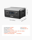 VEVOR Batterie d'Extension pour Station Électrique Portable 2160 Wh Batterie Supplémentaire pour Générateur Solaire LiFePO4 pour Camping, Voitures, Activités Plein Air, Urgences, avec 3 Ports Sortie - image 8